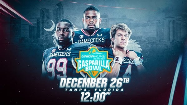 South Carolina to play UAB at Gasparilla Bowl