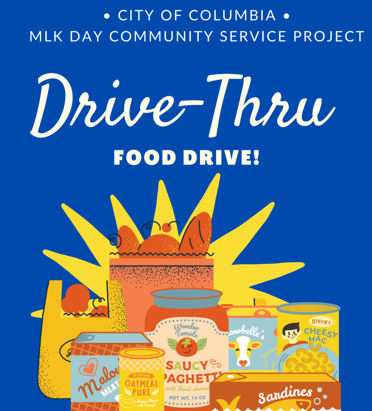 MLK Food Drive-Thru takes donations today - ABC Columbia