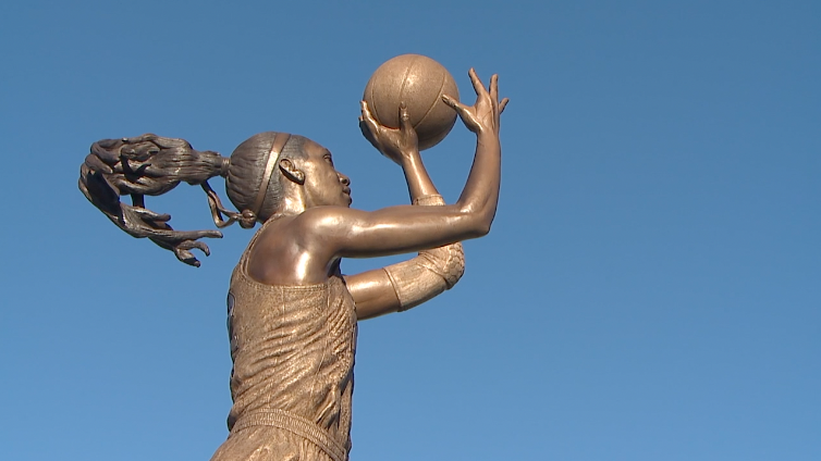 A'ja Wilson Statue