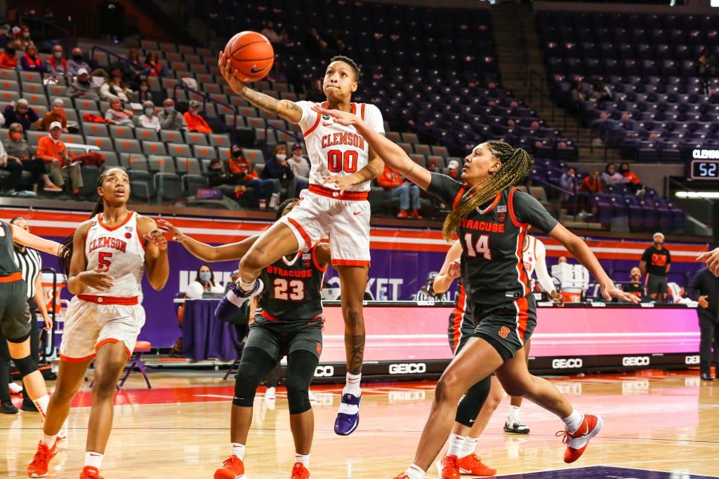 Clemson Wbb Beats Syracuse In Ot