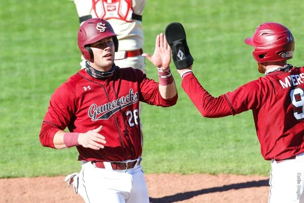 Wes Clarke high five