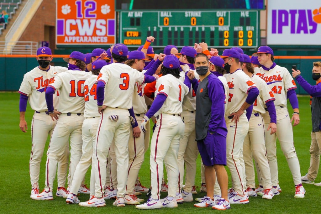 Clemson Baseball game against ETSU rescheduled