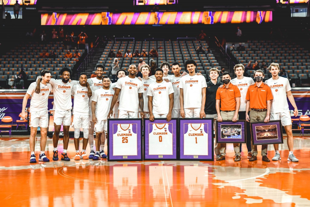 Clemson Mens Basketball Senior Day