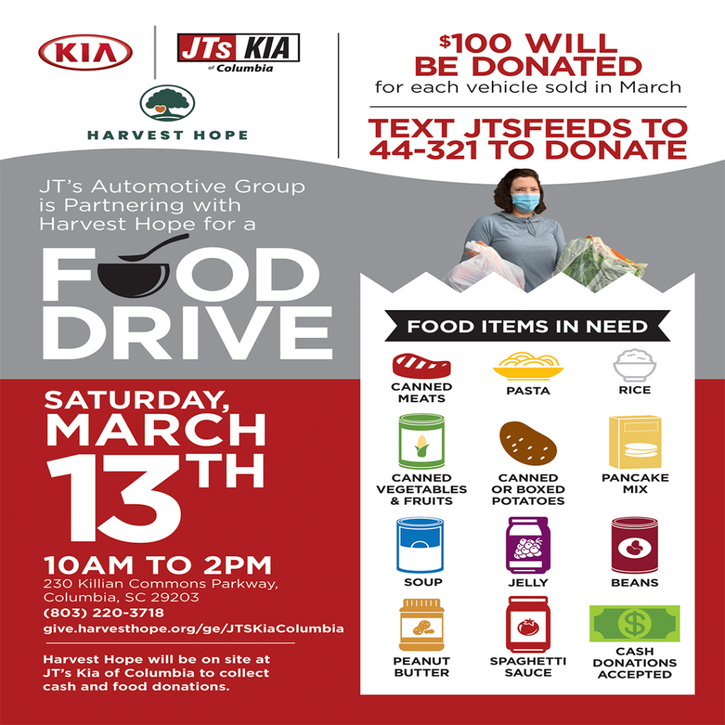 Jts Kia Food Drive