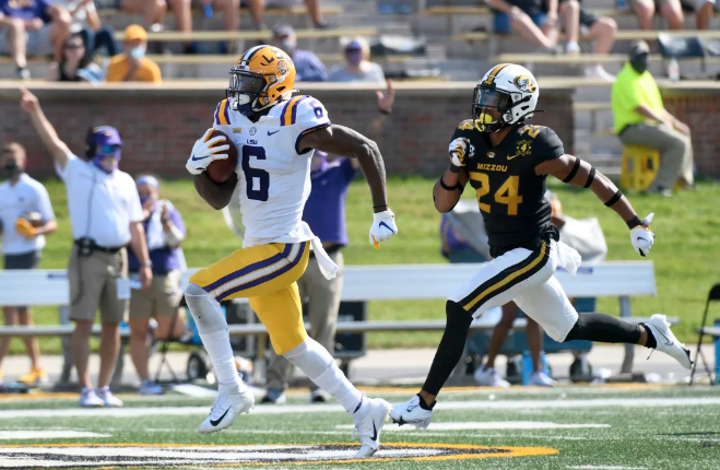 Carolina's LSU connection makes sure the Panthers choose Tigers' WR Terrace  Marshall Jr. in round 2 of the NFL draft