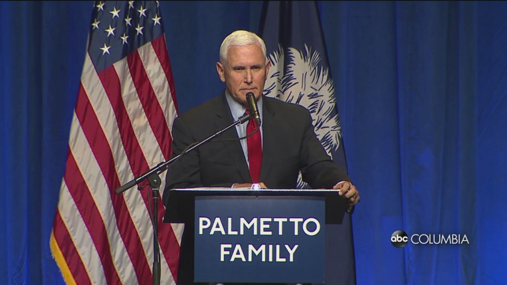 Pence In Columbia