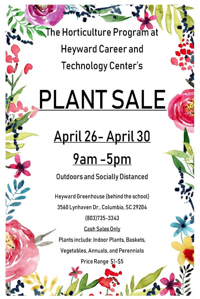 Heyward Plant Sale Spring 2021
