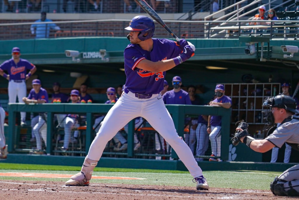 Caden Grice Iso Clemson Baseball Beats Louisville