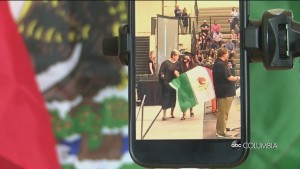 Flag At Graduation