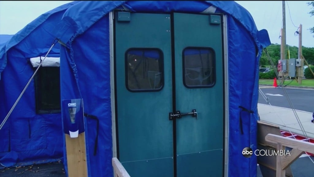 Triage Tents Back Up