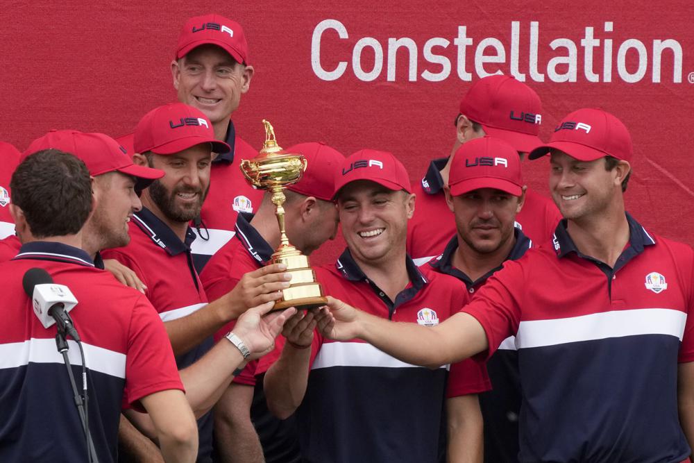 Dustin Johnson America Wins Ryder Cup
