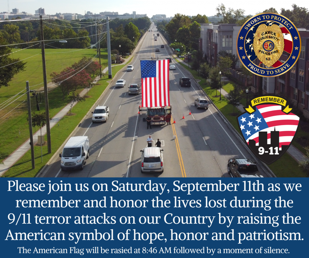 Cayce Dps Honors Victims Of 911