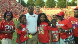 Cj Spiller Honored At Clemson Game