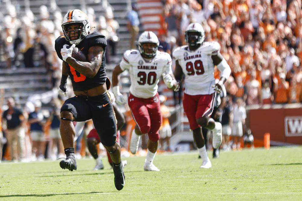 Tennesse Beats South Carolina 45 20