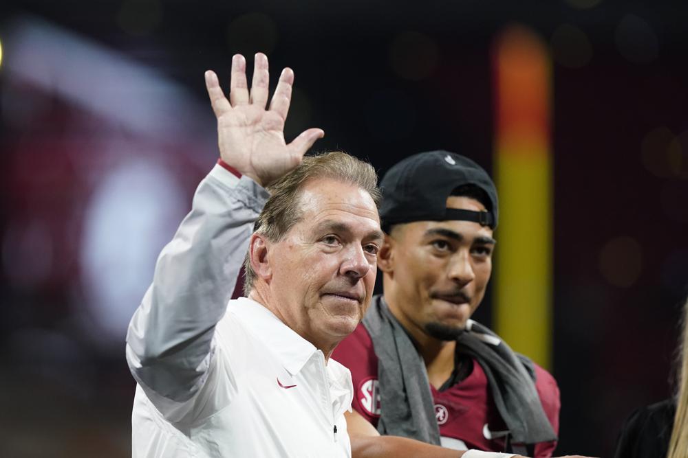Nick Saban Alabama Win 2021 Sec Championship