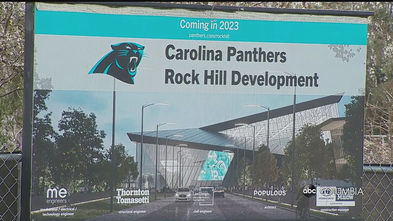 Why the Carolina Panthers are halting construction on their new Rock Hill,  SC headquarters