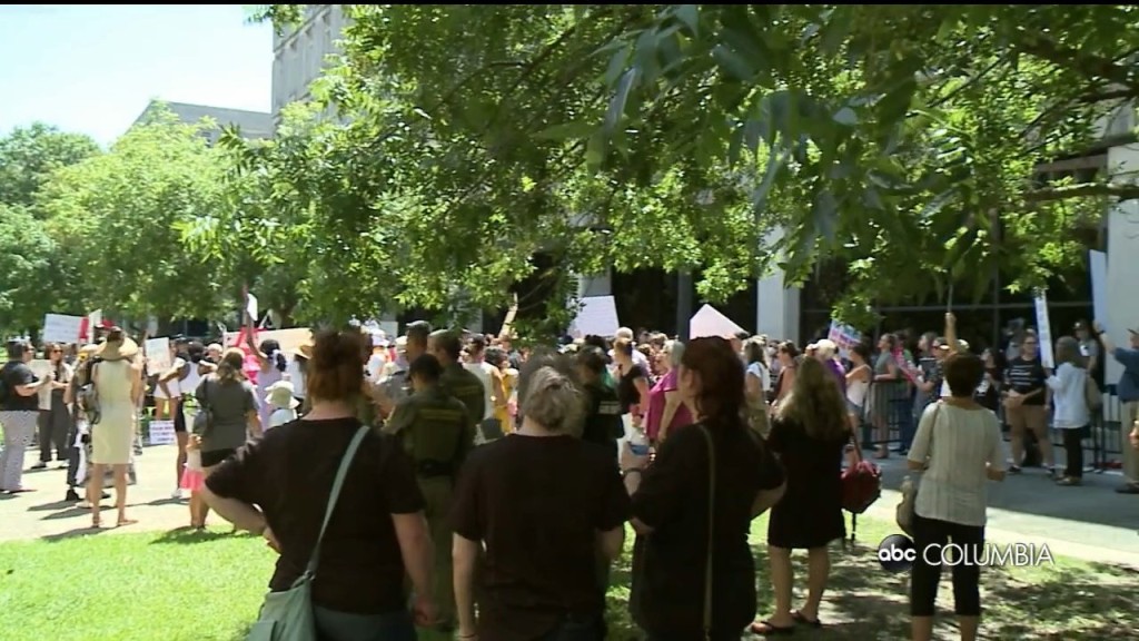 Protestors Reax