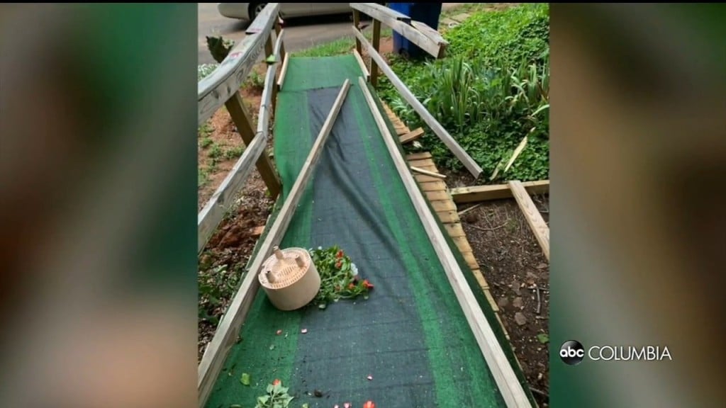 Ramp Vandalized
