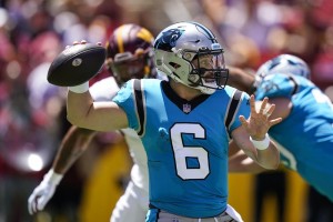 Baker Mayfield In Panthers Preseason Game