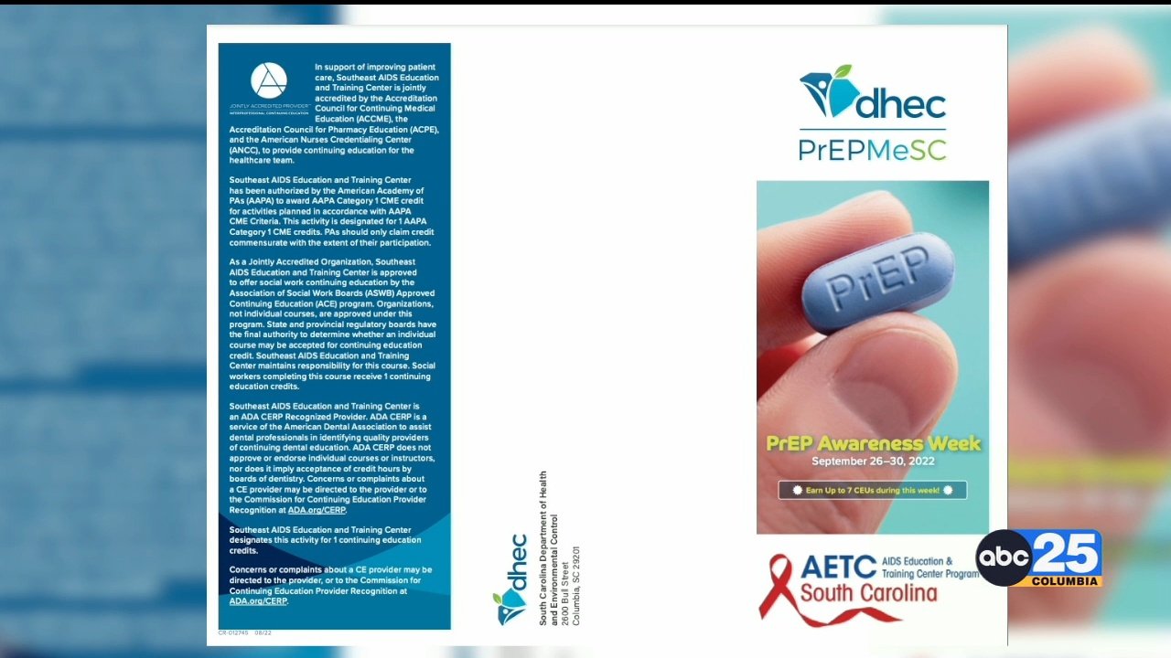 DHEC Offers Free HIV Testing During "PrEP Awareness Week" - ABC Columbia