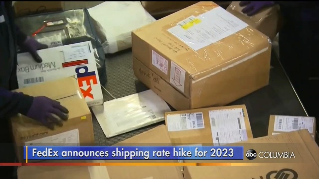Fedex Announces Higher Shipping Rates For 2023