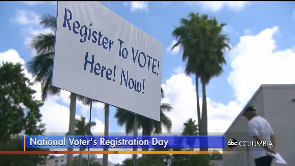 Today Is National Voter Registration Day!