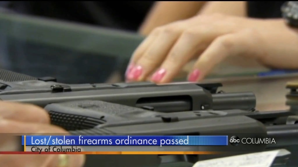 Lost Or Stolen Firearms Ordinance Passed By City Of Columbia