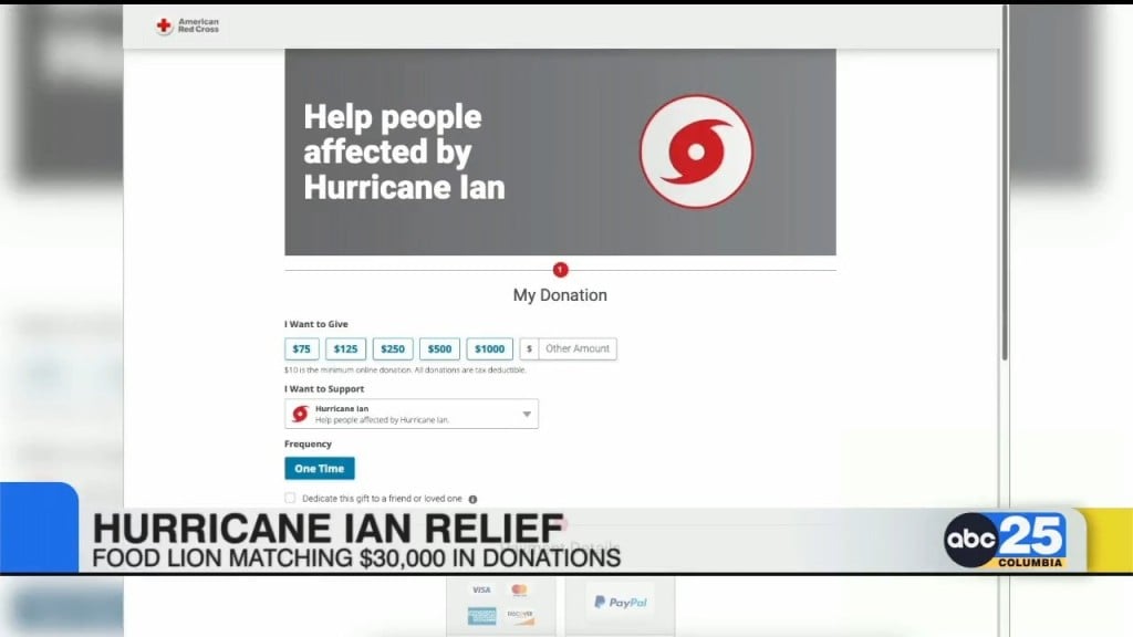 Red Cross Taking Donations For Those Affected By Hurricane Ian