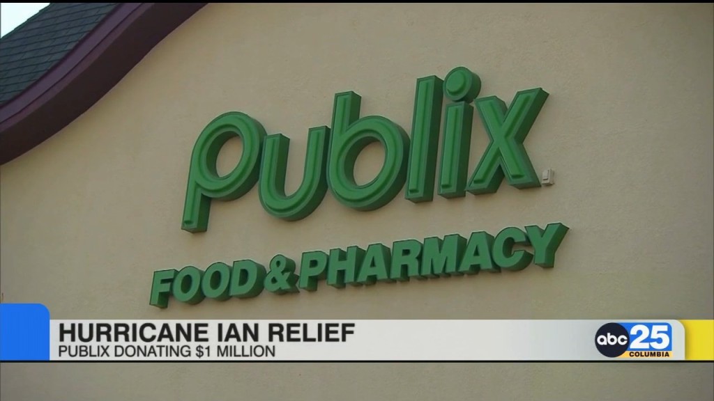 Publix Donates $1 Million In Hurricane Ian Relief
