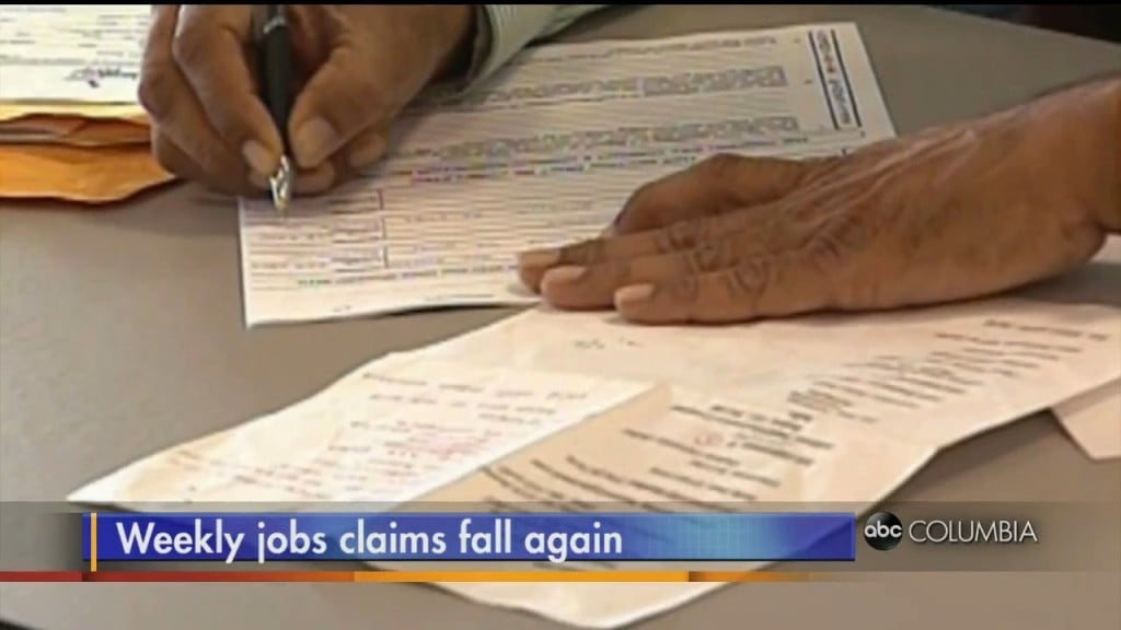 Weekly Jobs Claims Fall Again