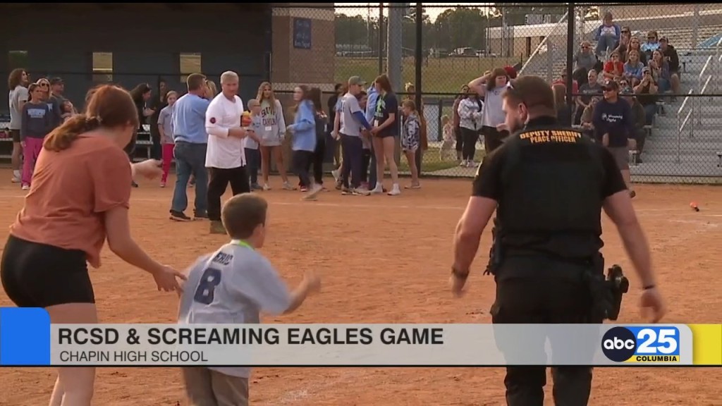 Richland County Deputies Hit Home Run With Screaming Eagles Special Needs Team
