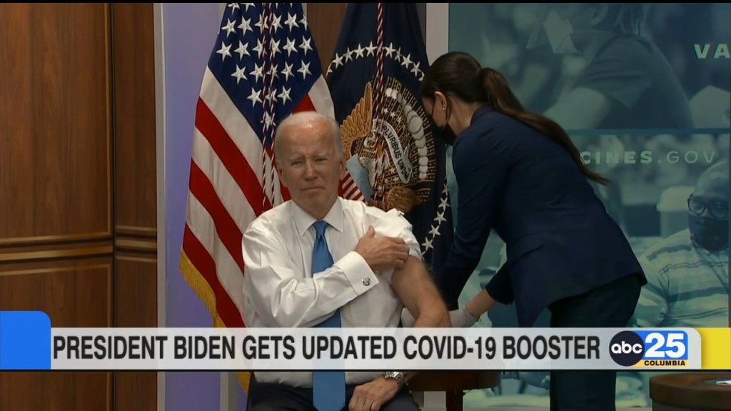 President Biden Gets Updated Covid 19 Booster