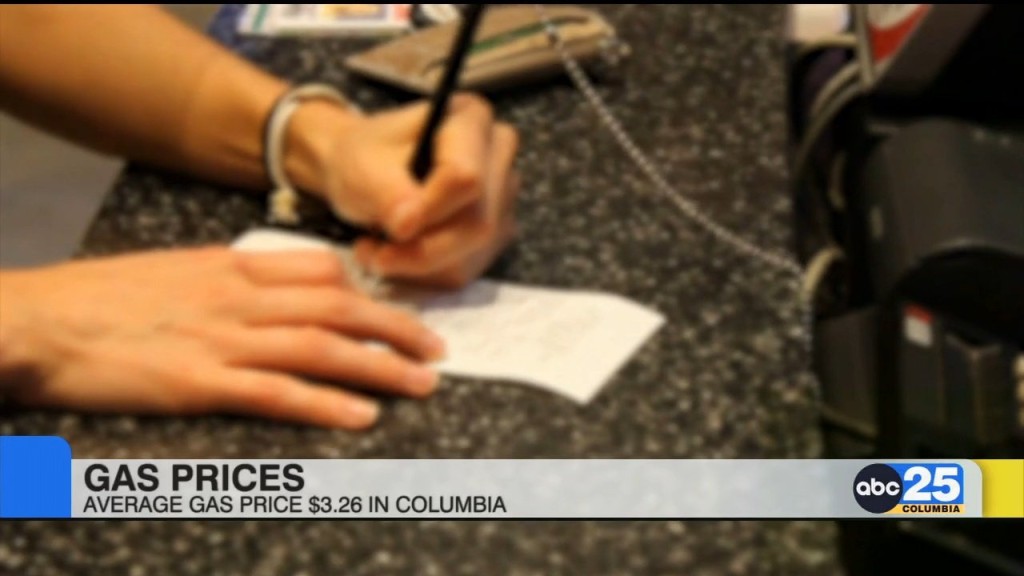 Average Gas Price $3.26 In Columbia