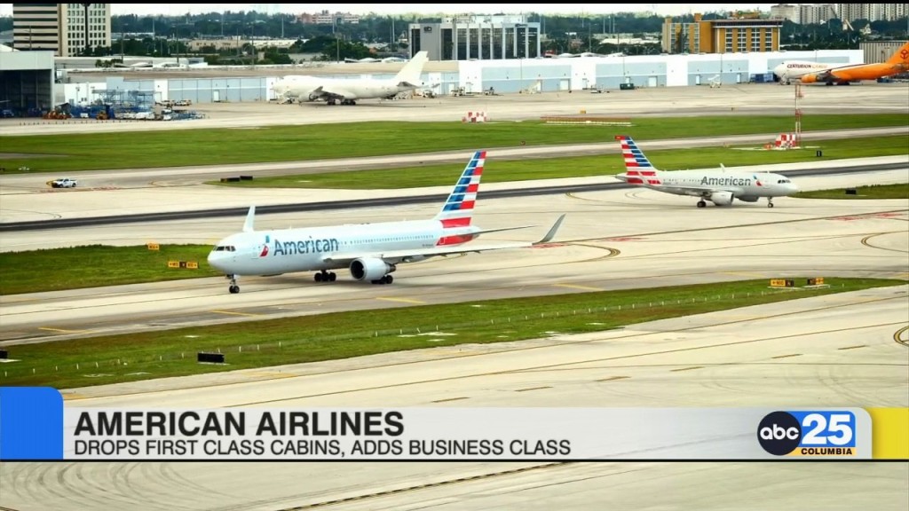 American Airlines Drops First Class Cabins