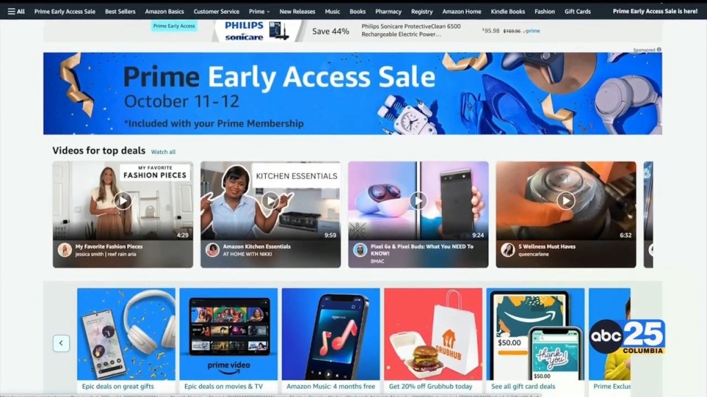 Amazon Prime Early Access Sales Begin