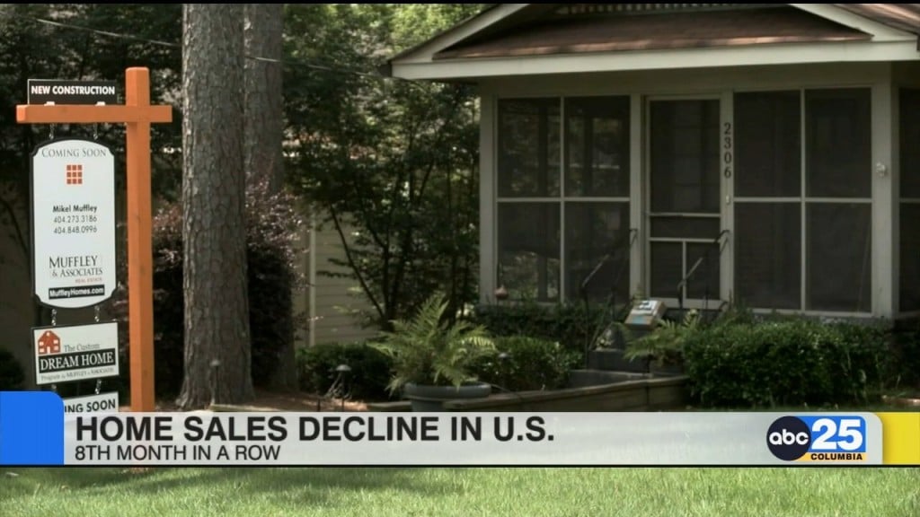 Home Sales Decline In U.s.