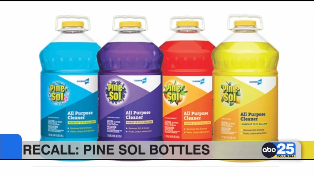 Clorox Recalls 37 Million Bottles Of Pine Sol