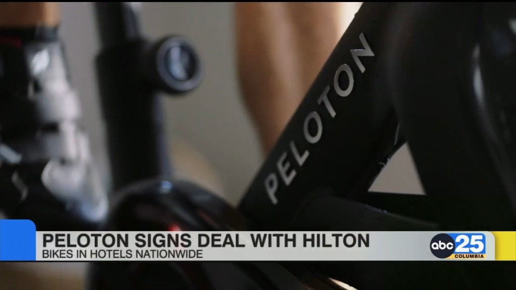 Peloton Signs Deals With Hilton Hotels To Carry Bikes Nationwide