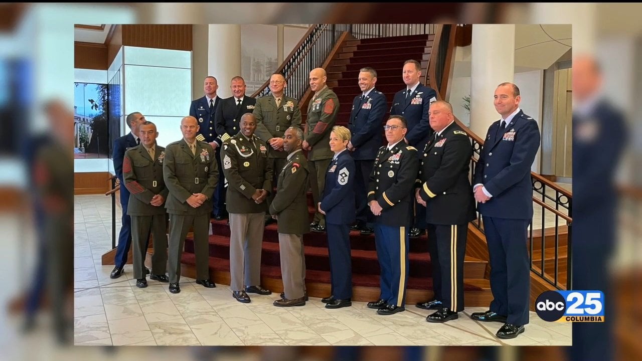 Military leaders attend Governor's Commanders Brief - ABC Columbia