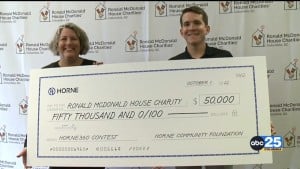 Ronald Mcdonald House Receives $50,000 Donation From Horne