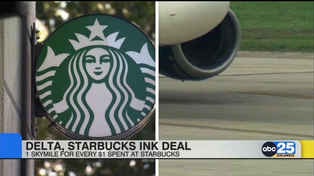 Starbucks And Delta Ink New Rewards Deal