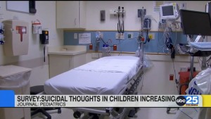 Journal Pediatrics: Suicidal Thoughts In Children Increasing