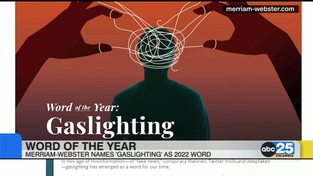 Merriam Webster Names “gaslighting” Word Of The Year