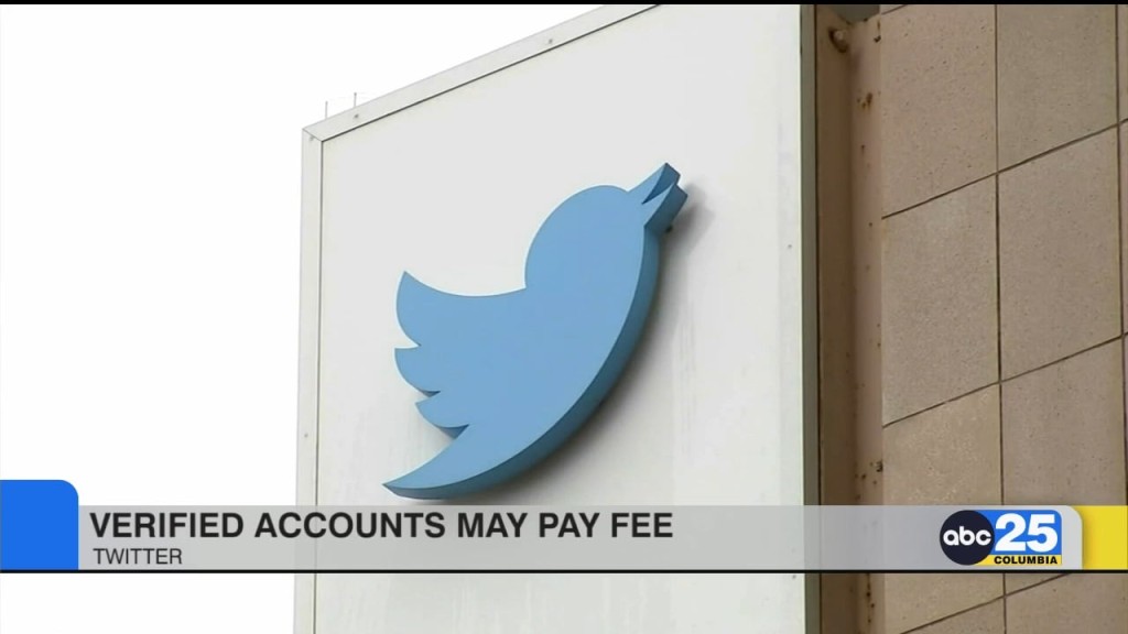 Verified Accounts May Pay Fee