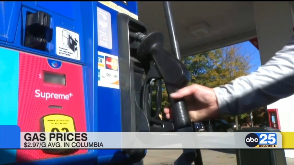 Gas Prices $2.97/ Average In Columbia