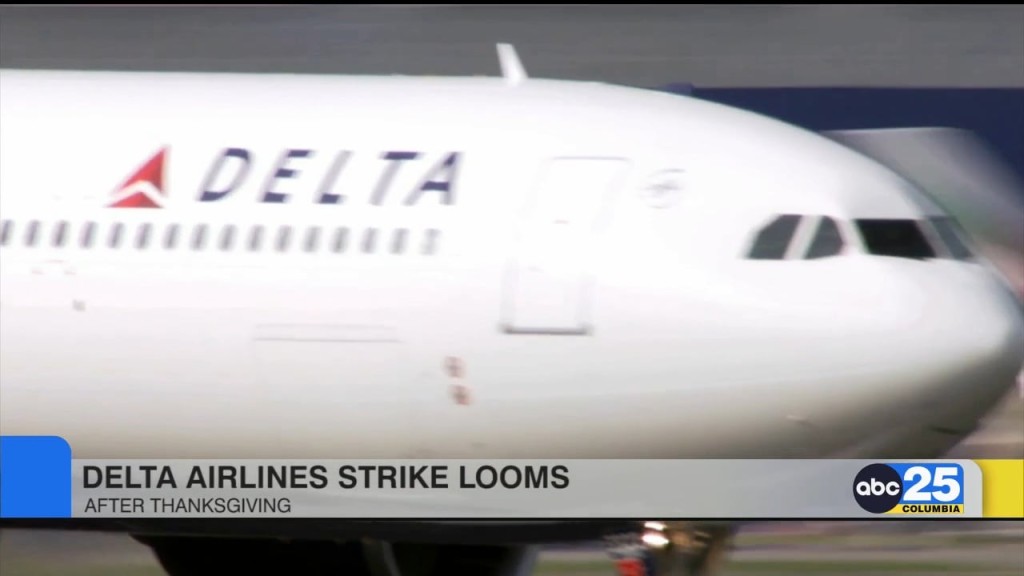 Delta Airlines Strike Looms Over Thanksgiving