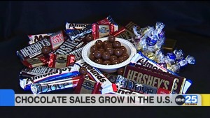 Chocolate Sales Rise In The U.s.