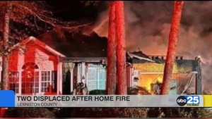 Two Displaced After Home Fire In Chapin