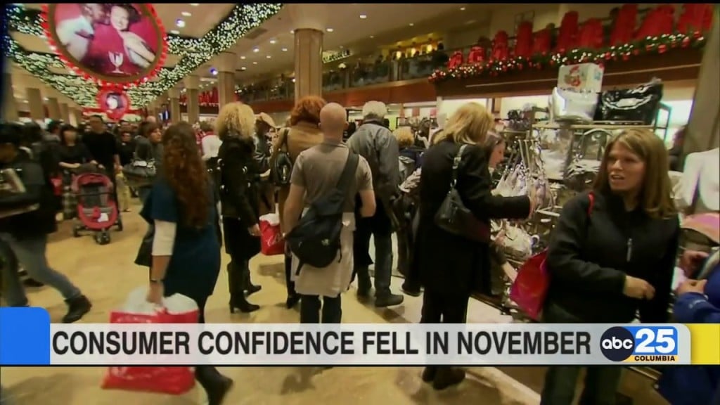 Consumer Confidence Fell In November