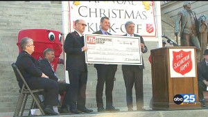 Salvation Army Christmas Kick Off At The State House